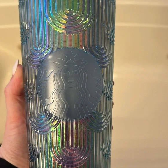 Starbucks Mermaid Iridescent Green Blue Straw Tumbler Venti - Picture 5 of 5